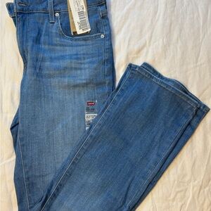 Levi's Blue Skinny Jeans 725 High rise bootcut